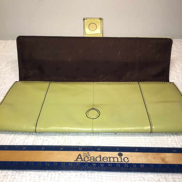 Vintage 80s Kenneth Cole New York Leather Clutch - Picture 3 of 8